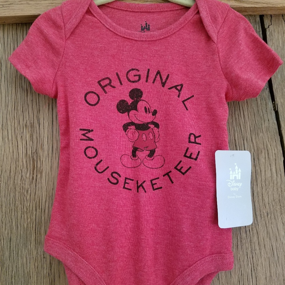 NWT Vintage-Style Disney Mouseketeer Onesie